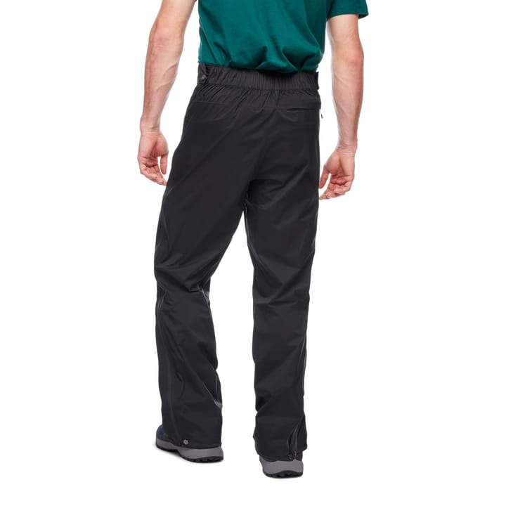 Black Diamond Men StormLine Stretch Full Zip Rain Pants Black Black Diamond Black Diamond Men StormLine Stretch Full Zip Rain Pants Black Black Diamond