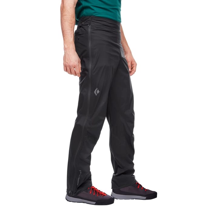 Black Diamond M Stormline Str FL Zp Rn Pants Black Black Diamond