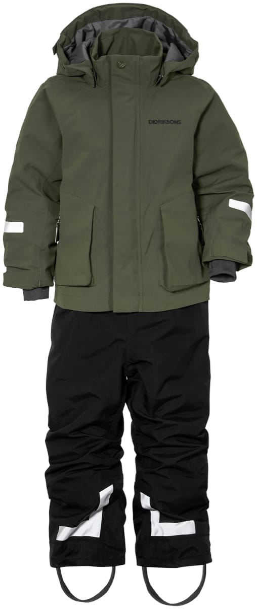 Didriksons Arke Kids Coverall Deep Green Didriksons Didriksons Arke Kids Coverall Deep Green Didriksons