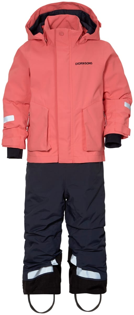 Didriksons Arke Kids Coverall Peach Rose Didriksons