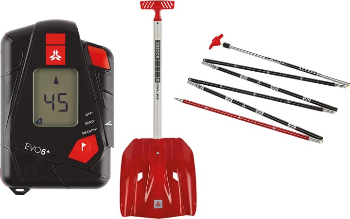Arva Pack Safety Box EVO5+ Black/Red Arva