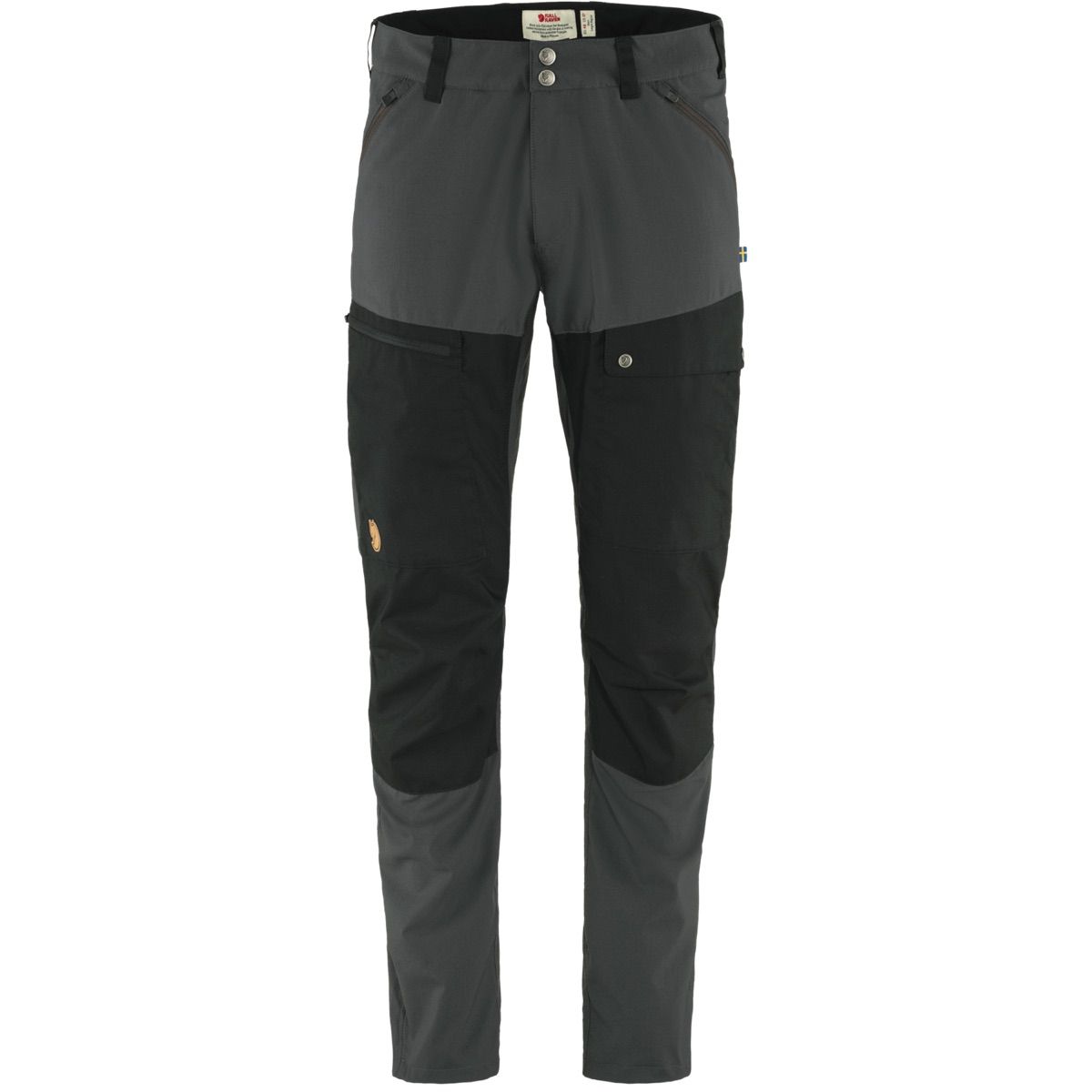 Fjällräven Men's Abisko Midsummer Trs Reg Dark Grey-Black