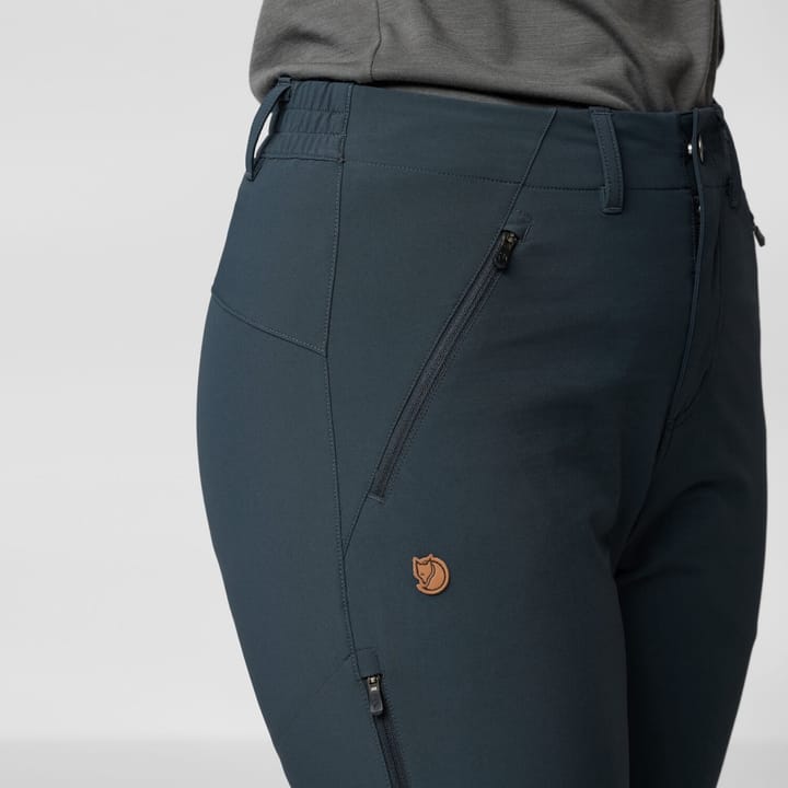 Fjällräven Women's Abisko Trail Stretch Trousers Dark Navy Fjällräven