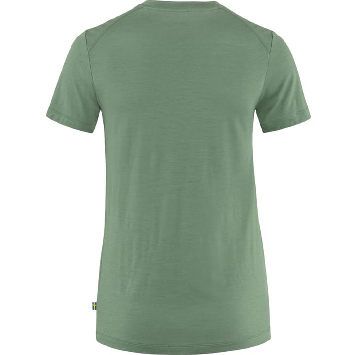 Fjällräven Women's Abisko Wool Short Sleeve Patina Green Fjällräven