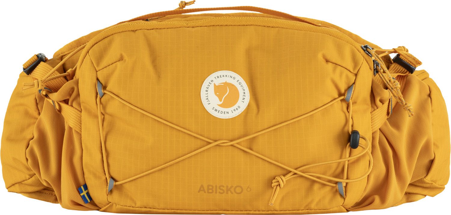 バッグ・カバンその他 [FJALLRAVEN] Abisco Bottle Pocket Mustard yellow / Black Fjallraven Abisko Bottle Pocket in Mustard Yellow