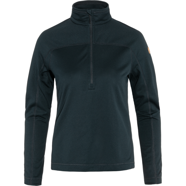 Fjällräven Women's Abisko Lite Fleece Half Zip Black Fjällräven