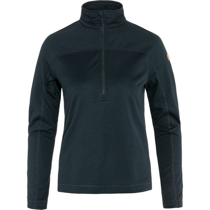 Fjällräven Abisko Lite Fleece Half Zip W Black Fjällräven