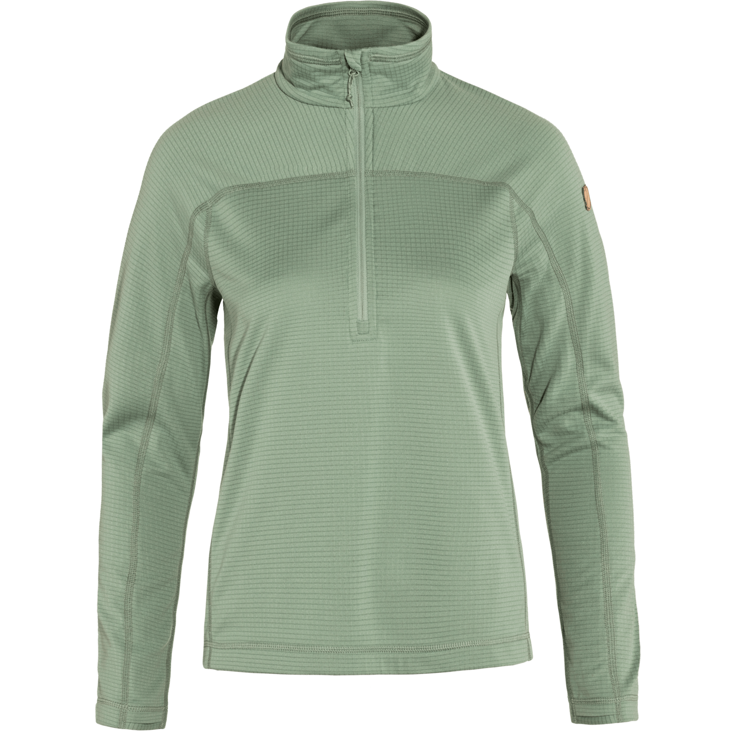 Fjällräven Abisko Lite Fleece Half Zip W Misty Green