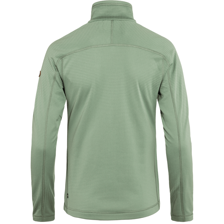 Fjällräven Women's Abisko Lite Fleece Half Zip Misty Green Fjällräven