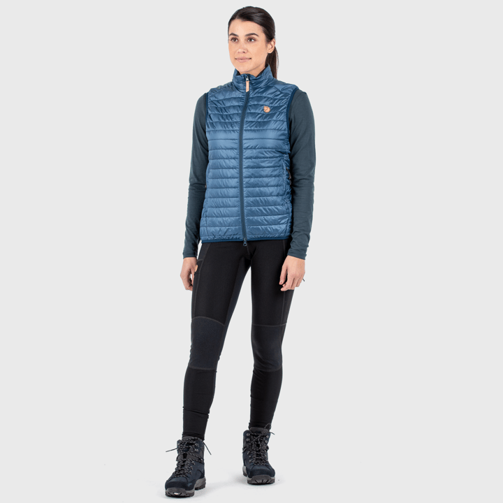 Women's Abisko Padded Vest Laurel Green Fjällräven