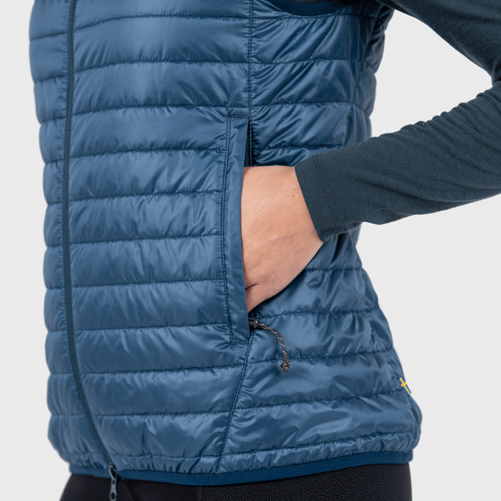 Women's Abisko Padded Vest Laurel Green Fjällräven