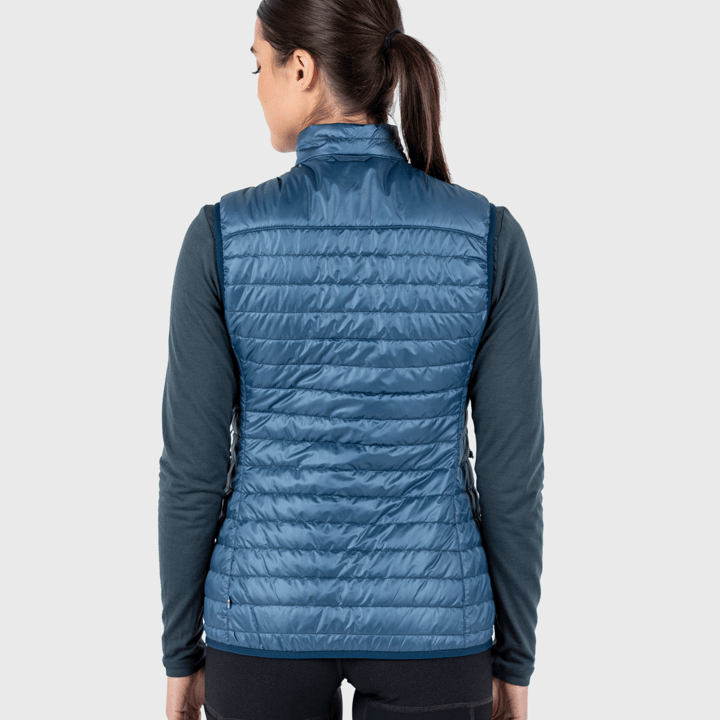 Women's Abisko Padded Vest Laurel Green Fjällräven