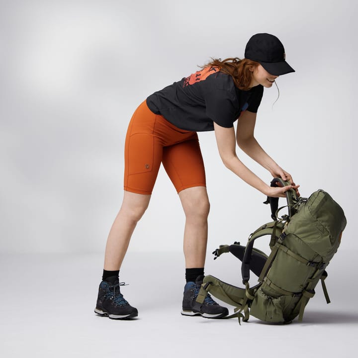 Fjällräven Women's Abisko Short Tights Deep Forest Fjällräven