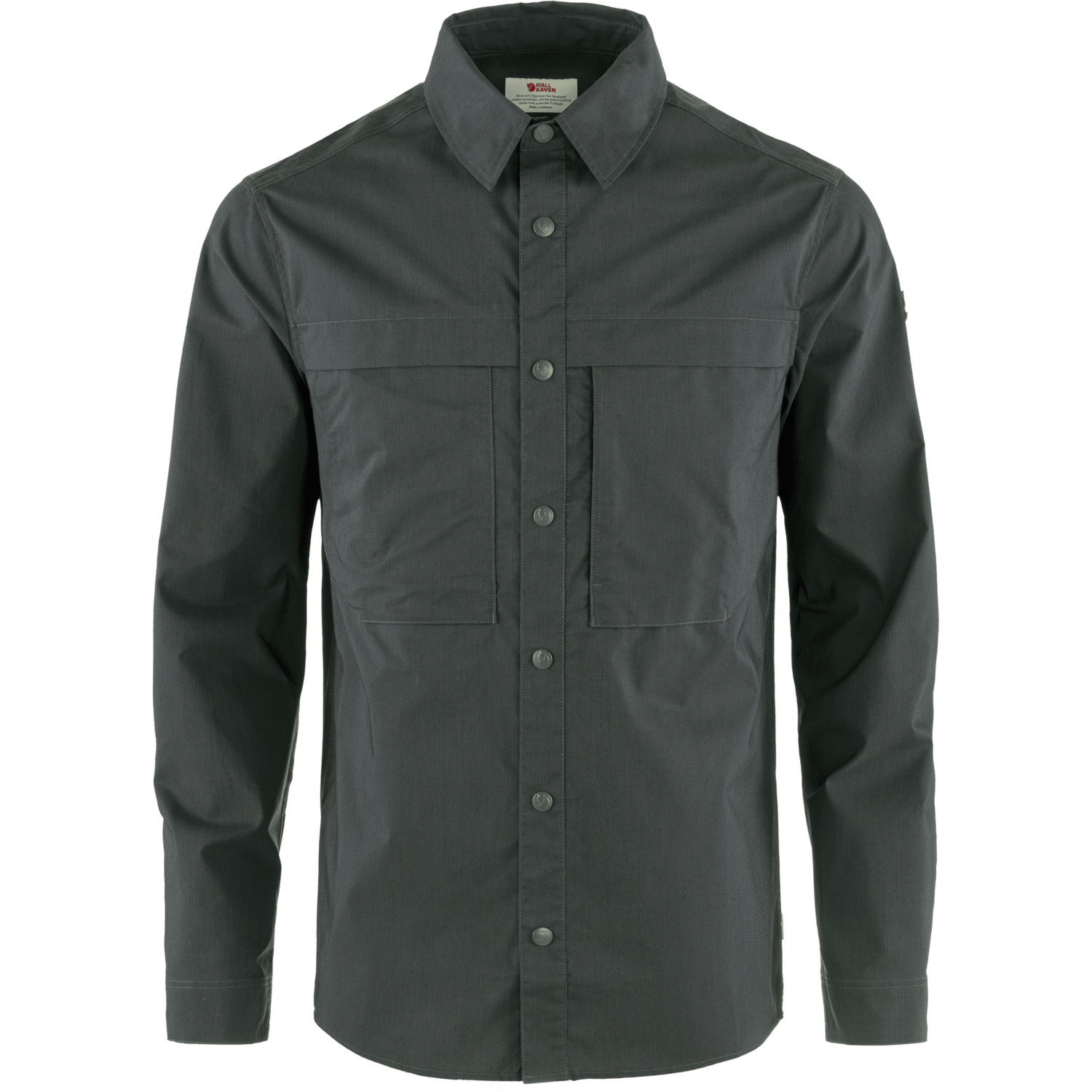 Fjällräven Men's Abisko Trail Shirt Long Sleeve Dark Grey