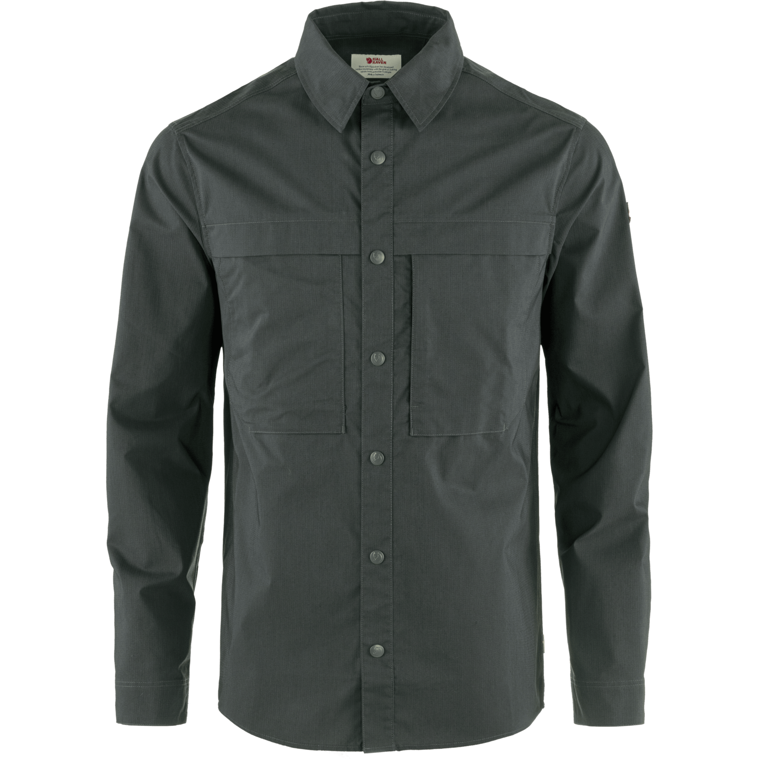 Fjällräven Men's Abisko Trail Shirt Long Sleeve Dark Grey