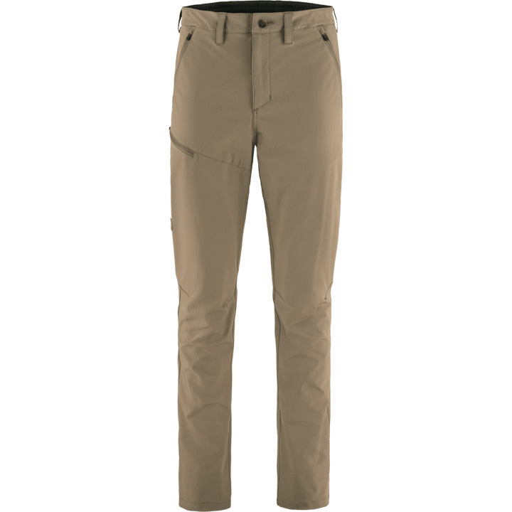 Fjällräven Men's Abisko Trail Stretch Trousers Suede Brown Fjällräven