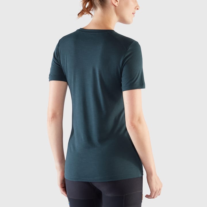 Fjällräven Women's Abisko Wool Fox SS Patina Green/Terracotta Brown Fjällräven