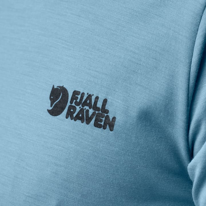 Fjällräven Men's Abisko Wool Logo Short Sleeve Black Fjällräven