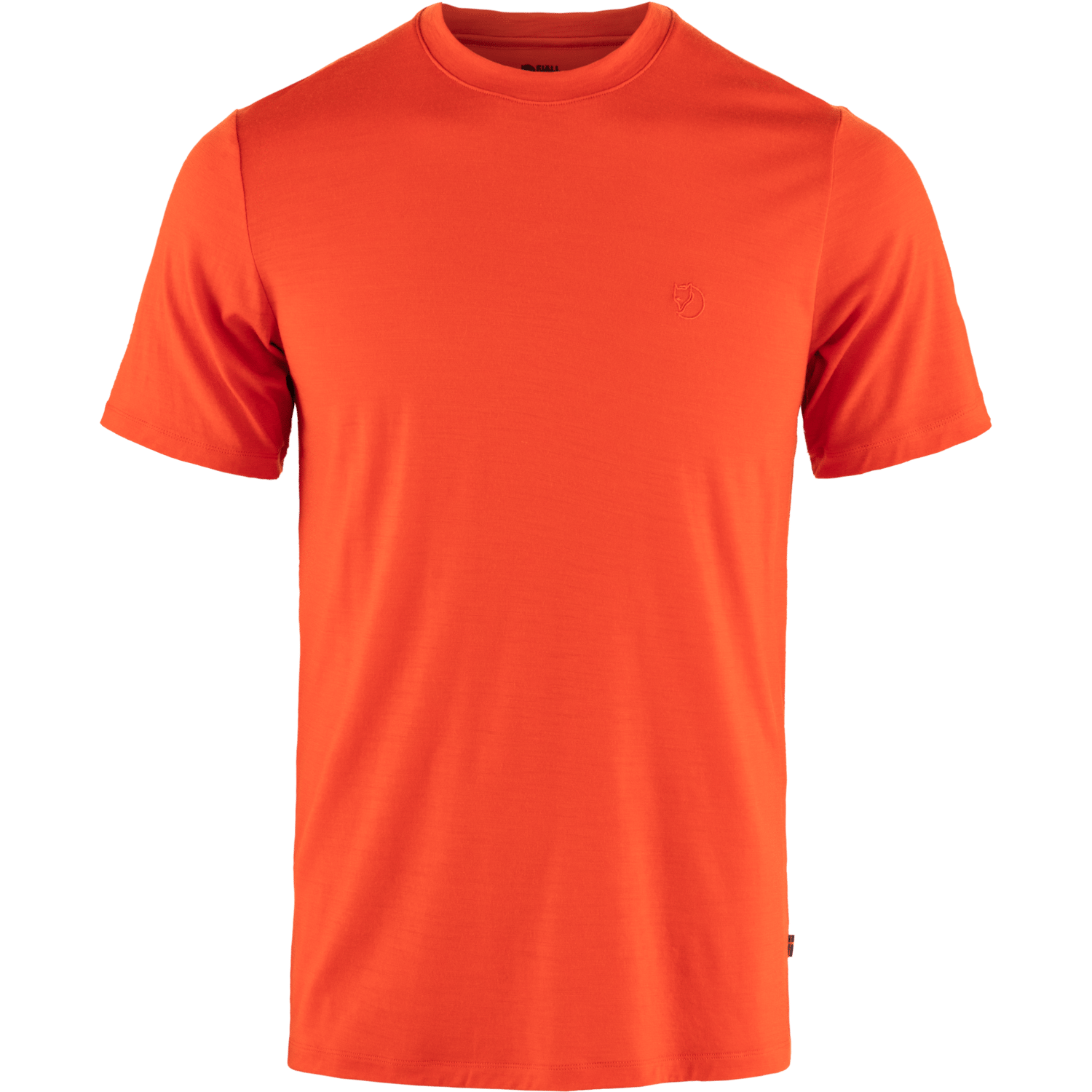 Fjällräven Men's Abisko Wool Short Sleeve Flame Orange