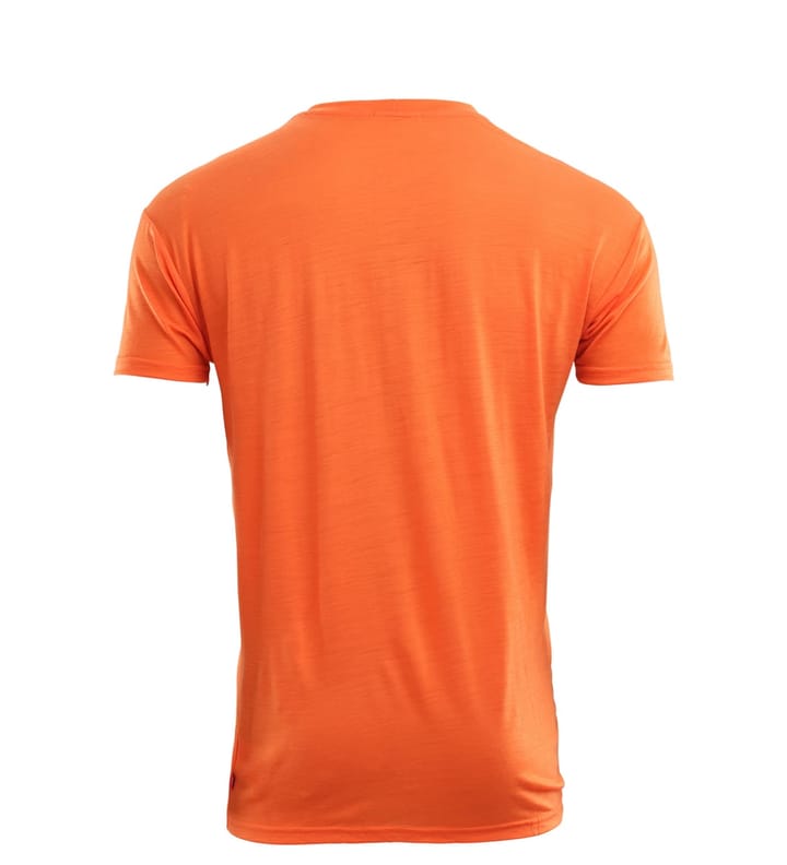 Aclima LightWool Classic Tee Woodprint Man Orange Tiger Aclima