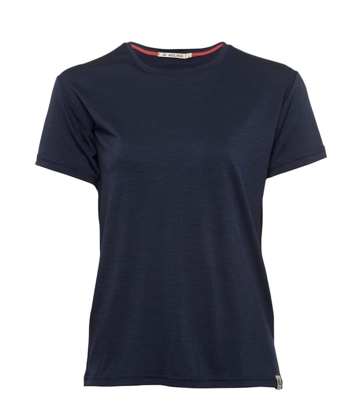 Aclima Women's LightWool Classic Tee Navy Blazer Aclima