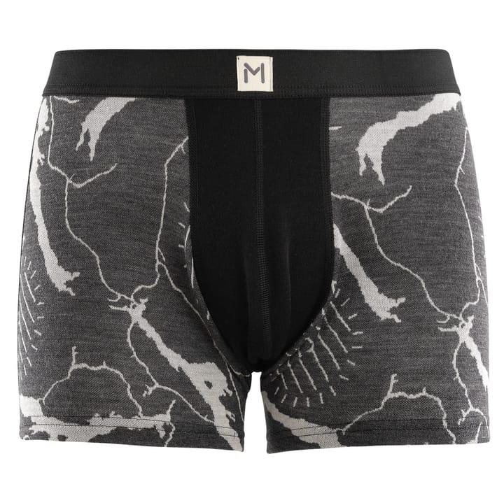 Aclima Men's Lars Monsen Femunden Boxer Jet Black/Femunden Dark Aclima
