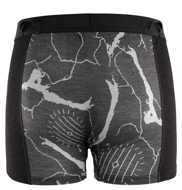 Aclima Men's Lars Monsen Femunden Boxer Jet Black/Femunden Dark Aclima