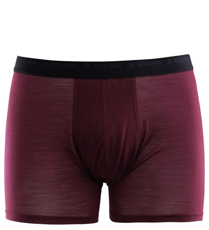 Aclima Men's LightWool 140 Boxer Zinfandel Aclima