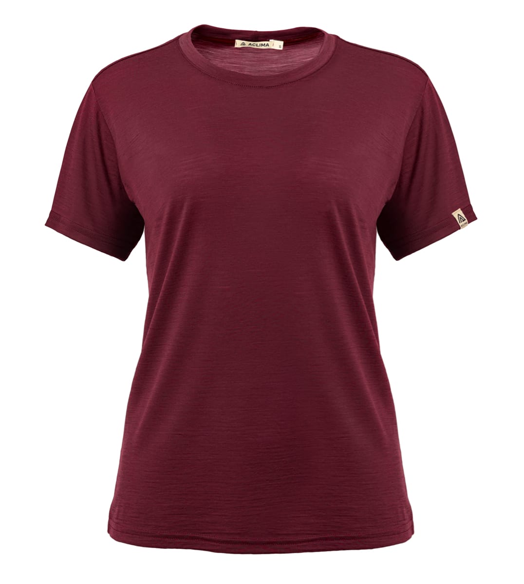 Aclima Lightwool Classic Tee W's Zinfandel