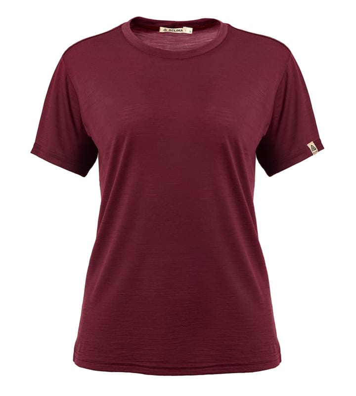 Aclima Lightwool Classic Tee W's Zinfandel Aclima