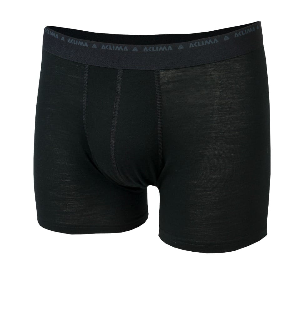 Aclima Men's LightWool 140 Boxer Jet Black