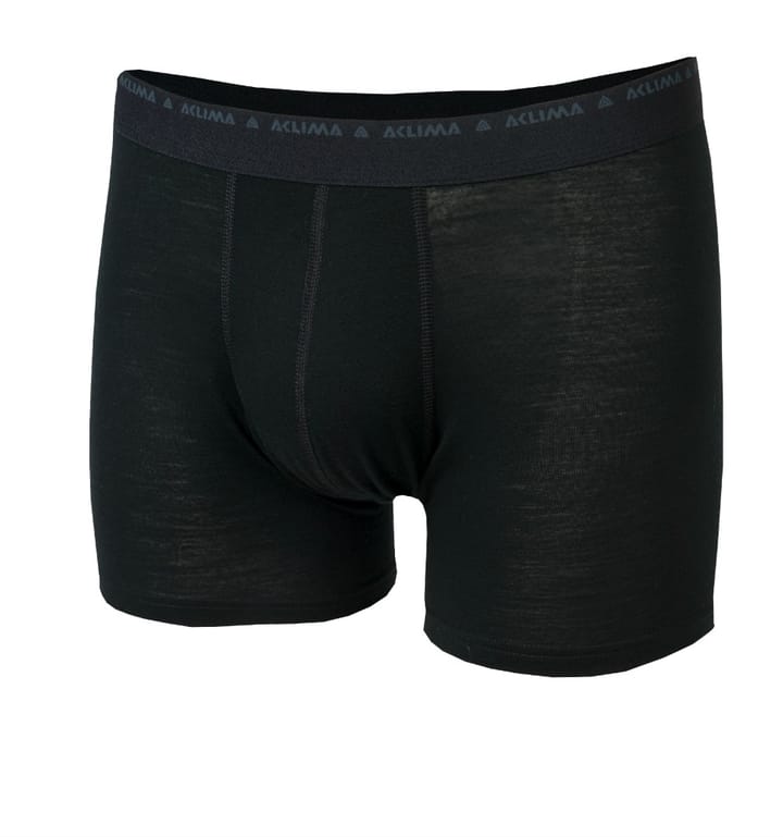 Aclima Men's LightWool 140 Boxer Jet Black Aclima