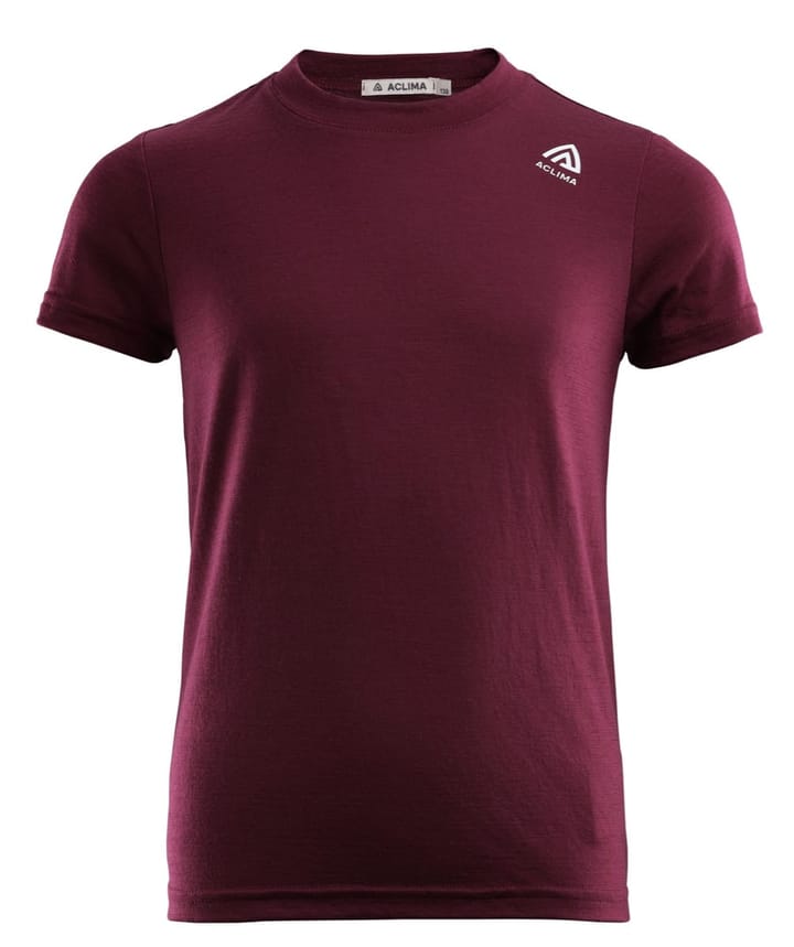 Aclima Lightwool T-Shirt Jr Zinfandel Aclima