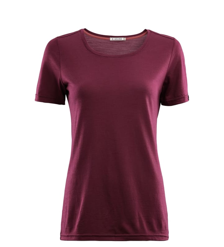 Aclima Lightwool T-Shirt W's Zinfandel Aclima