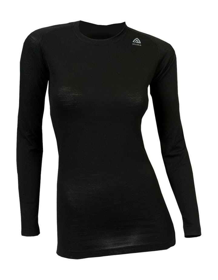 Aclima LightWool Crew Neck Women Jet Black Aclima Aclima LightWool Crew Neck Women Jet Black Aclima
