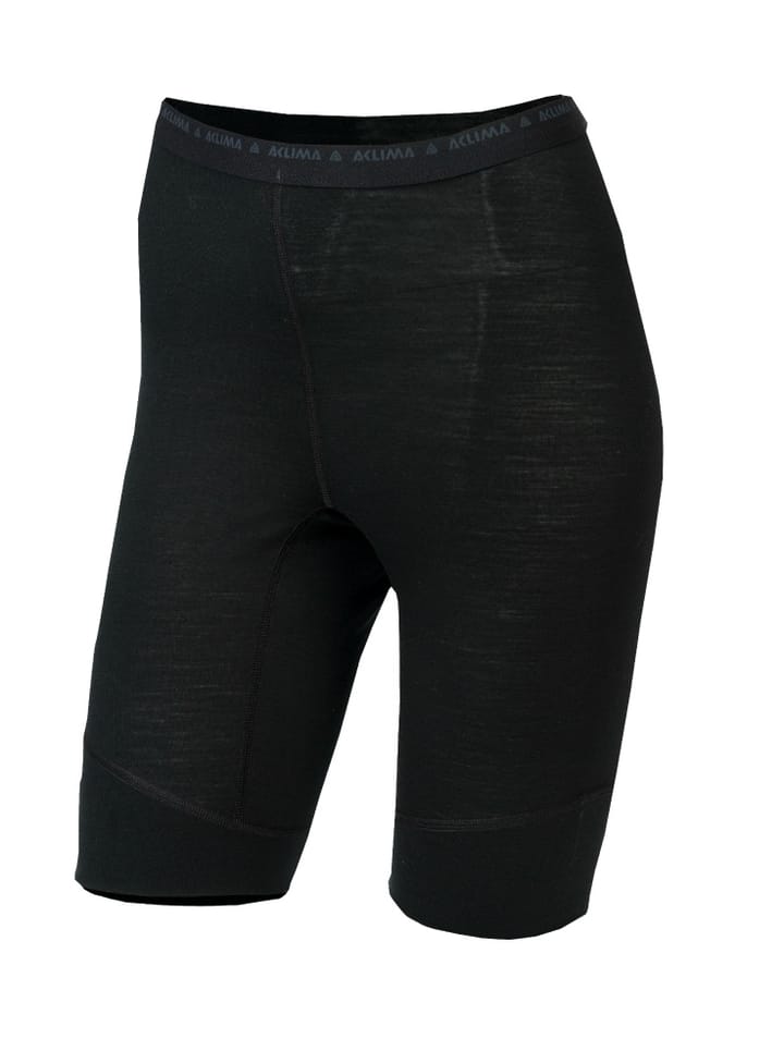 Aclima LightWool Shorts Long Women's Jet Black Aclima