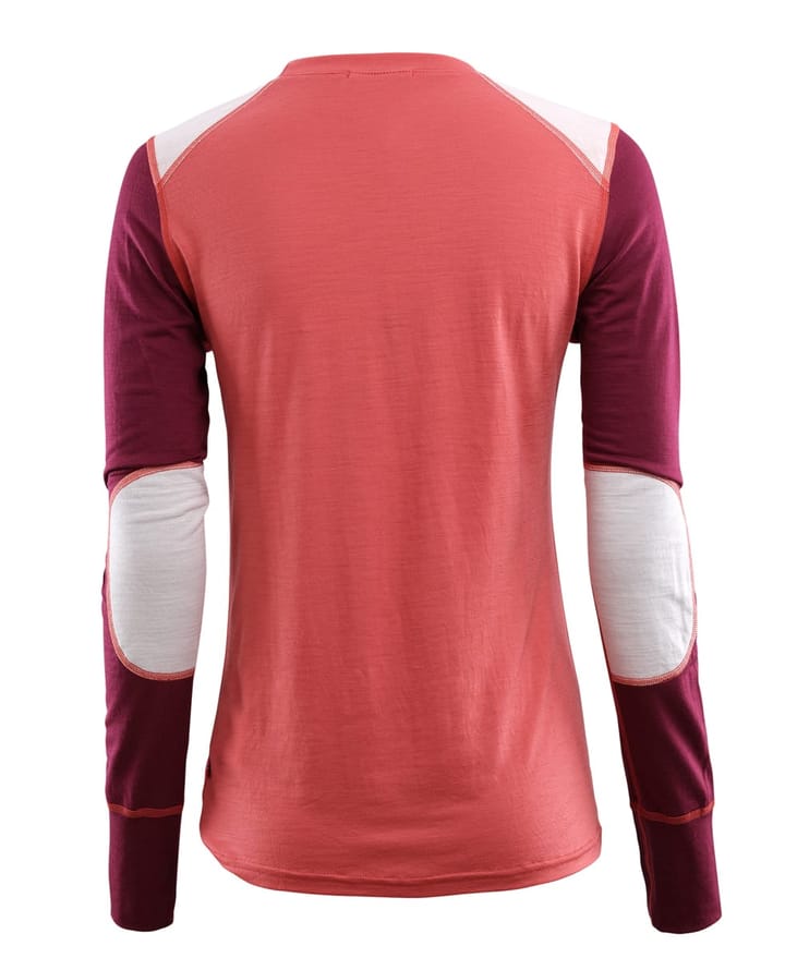 Aclima Reinforced Crewneck W's Baked Apple/Zinfandel/Nature Aclima