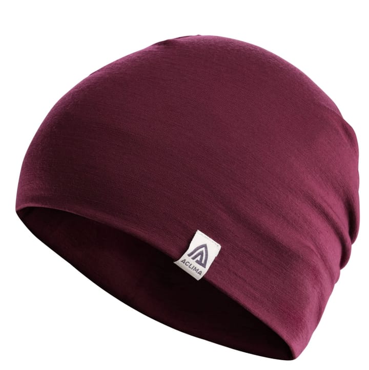 Aclima LightWool Relaxed Beanie Zinfandel Aclima