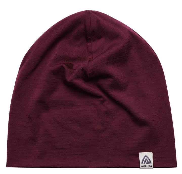 Aclima LightWool Relaxed Beanie Zinfandel Aclima