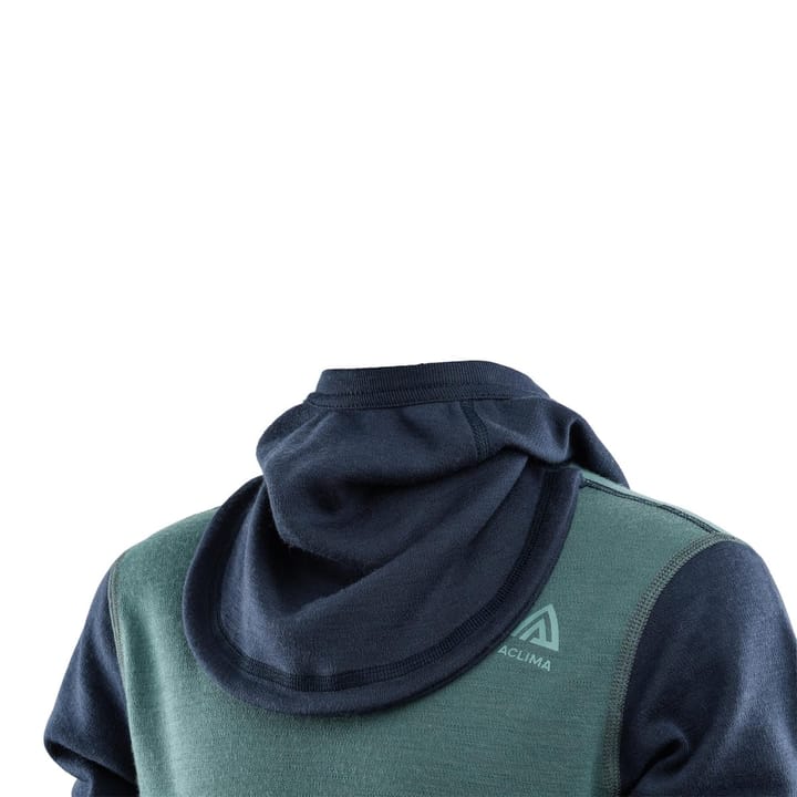 Aclima Warmwool Hoodsweater Jr North Atlantic / Navy Blazer / Reef Waters Aclima Aclima Warmwool Hoodsweater Jr North Atlantic / Navy Blazer / Reef Waters Aclima