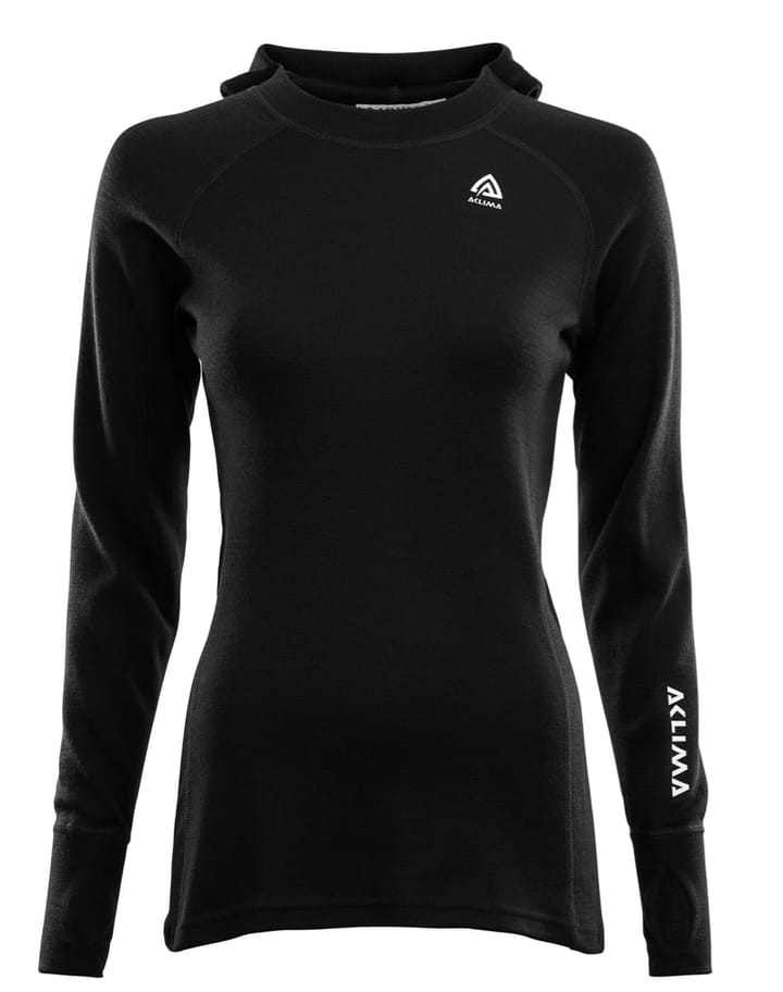 Aclima Warmwool Hoodsweater Woman Jet Black Aclima Aclima Warmwool Hoodsweater Woman Jet Black Aclima