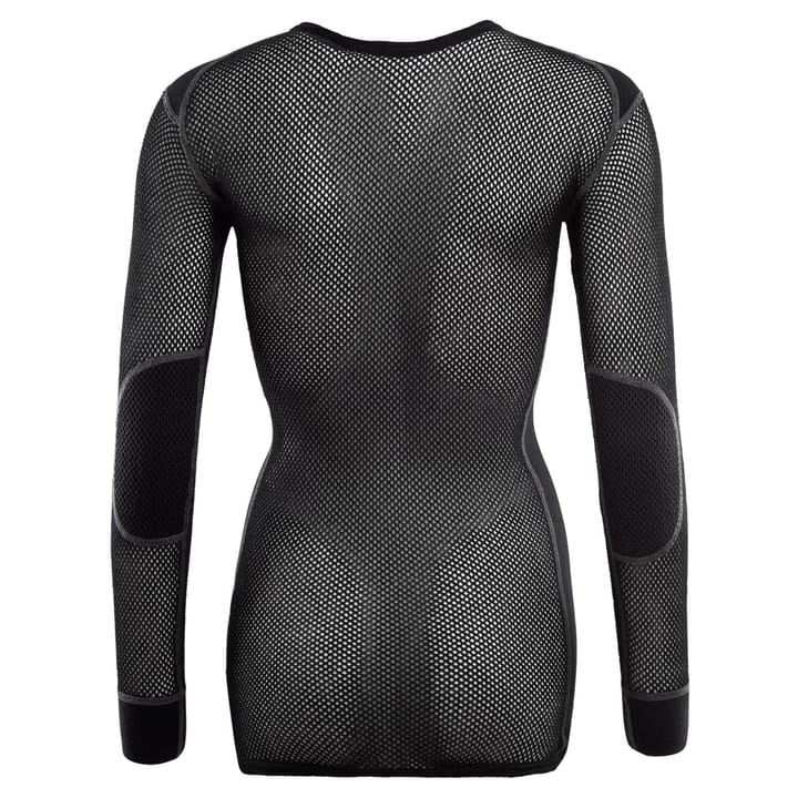 Aclima Women's WoolNet Crew Neck Jet Black Aclima