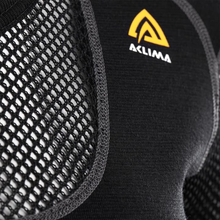 Aclima Women's WoolNet Crew Neck Jet Black Aclima