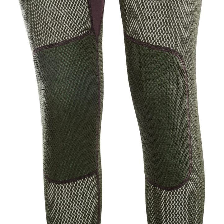 Aclima Women's WoolNet Hybrid Longs Fudge/Dill/Olive Night Aclima Aclima Women's WoolNet Hybrid Longs Fudge/Dill/Olive Night Aclima