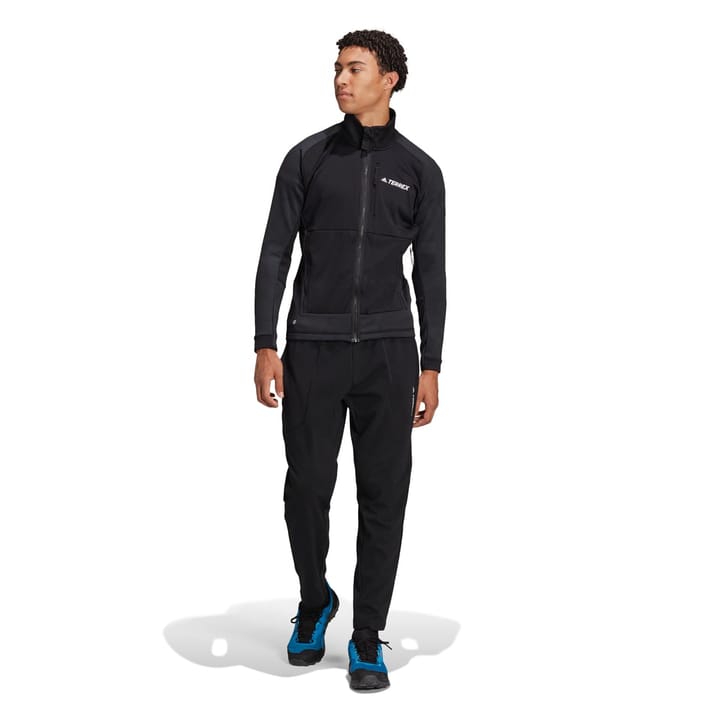 Men's Terrex Tech Flooce Hiking Fleece BLACK Adidas