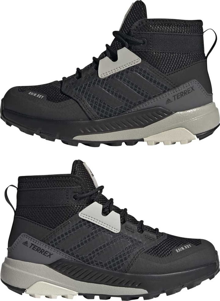 Adidas Kids' Terrex Trailmaker Mid RAIN.RDY Core Black/Core Black/Alumina Adidas Adidas Kids' Terrex Trailmaker Mid RAIN.RDY Core Black/Core Black/Alumina Adidas