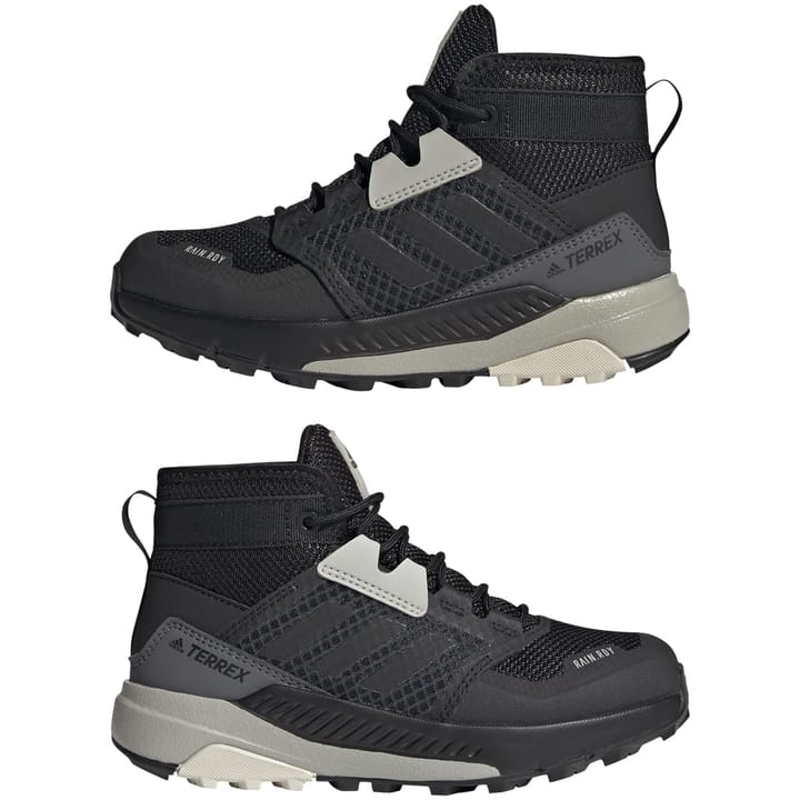 Adidas Kids' Terrex Trailmaker Mid RAIN.RDY CBLACK/CBLACK/ALUMIN Adidas