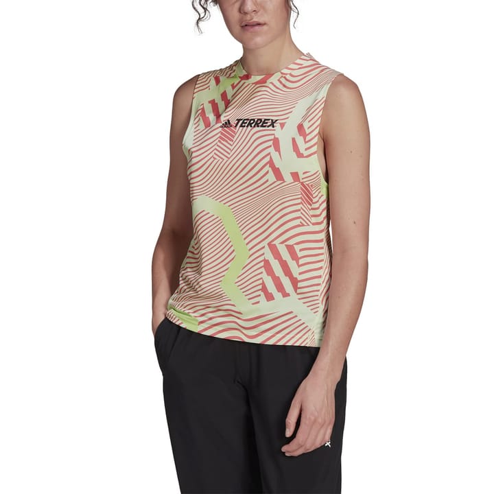 Adidas Women's Terrex Parley Agravic Trail Running Tank Top SHANAV/BLACK Adidas