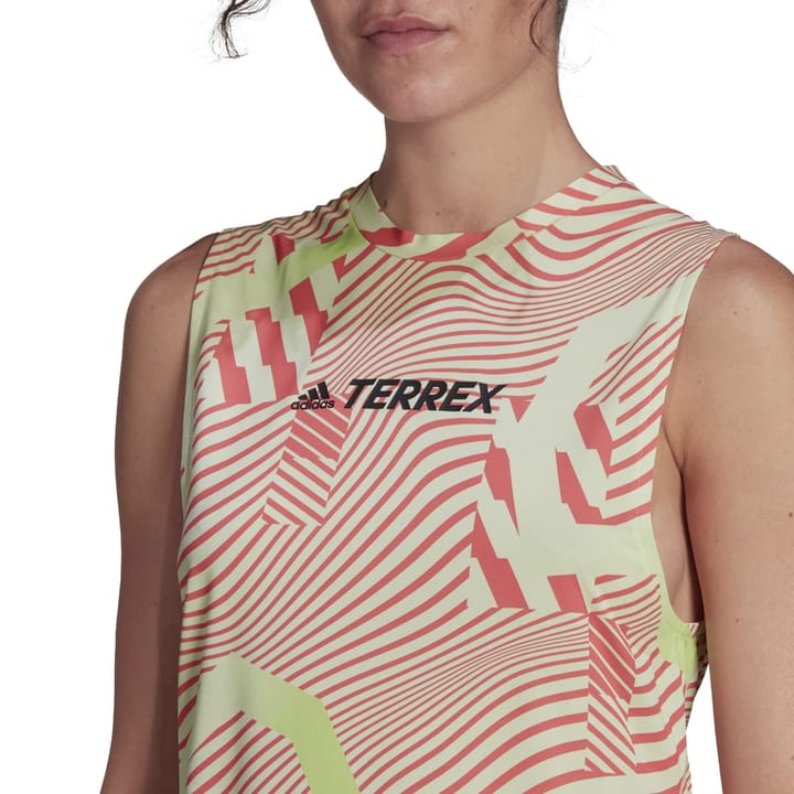 Adidas Women's Terrex Parley Agravic Trail Running Tank Top SHANAV/BLACK Adidas