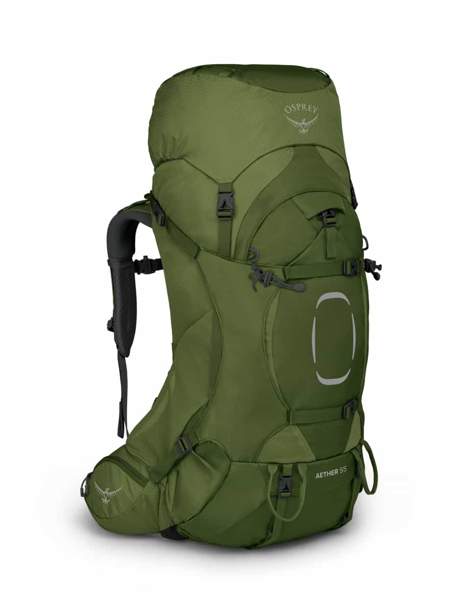 Osprey Aether 55 Garlic Mustard Green